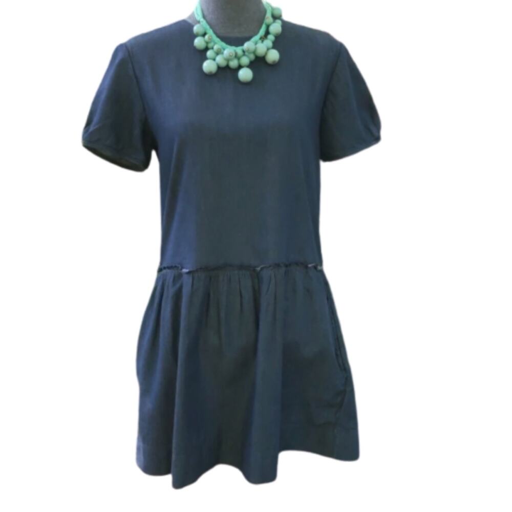 Gap Lightweight Denim Dress Drop Waist Women's Size XS
